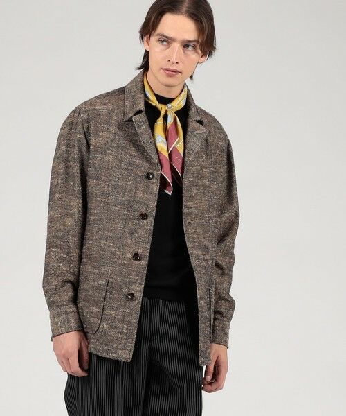 TOMORROWLAND / トゥモローランド ブルゾン | TOMORROWLAND PILGRIM シルクコットン ハンドカバーシャツ | 詳細1