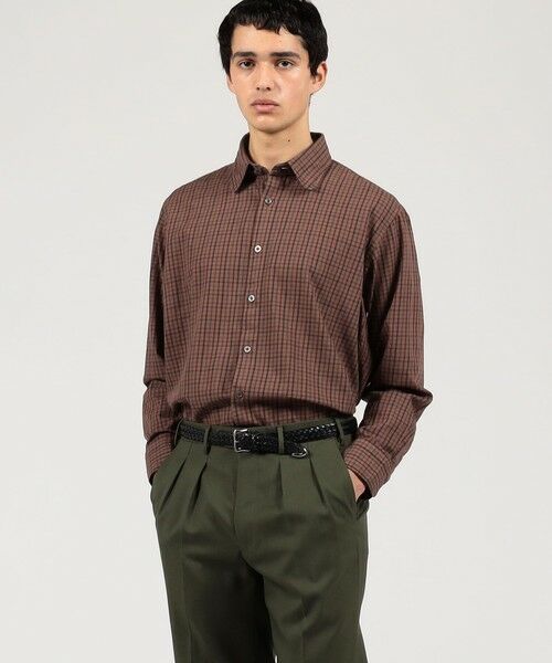 TOMORROWLAND / トゥモローランド シャツ・ブラウス | ERRICO FORMICOLA コットン ラウンドカラー チェックシャツ | 詳細1