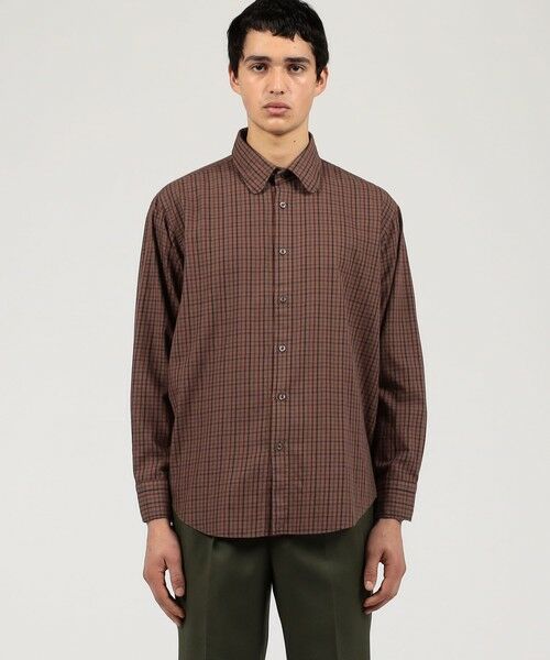 TOMORROWLAND / トゥモローランド シャツ・ブラウス | ERRICO FORMICOLA コットン ラウンドカラー チェックシャツ | 詳細2