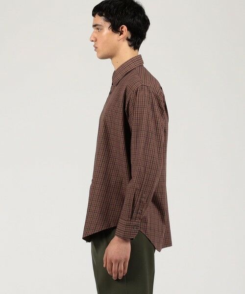 TOMORROWLAND / トゥモローランド シャツ・ブラウス | ERRICO FORMICOLA コットン ラウンドカラー チェックシャツ | 詳細3