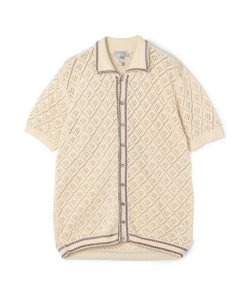 TOMORROWLAND/トゥモローランド 【別注】Raffa Molina コットン ニットシャツ 12 ホワイト系 M TOMORROWLAND/トゥモローランド 【別注】Raffa Molina コットン ニットシャツ 12 ホワイト系 M