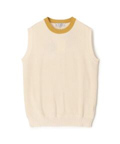 TOMORROWLAND / トゥモローランド ニット・セーター | 【別注】Raffa Molina コットン クルーネック ニットベスト