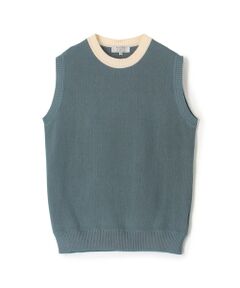 TOMORROWLAND / トゥモローランド ニット・セーター | 【別注】Raffa Molina コットン クルーネック ニットベスト
