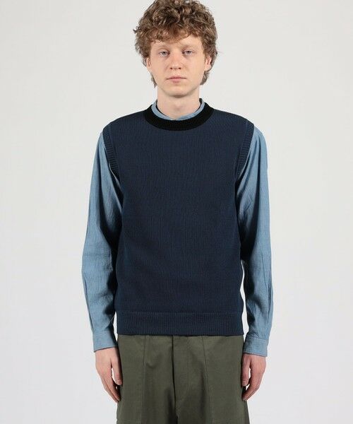 TOMORROWLAND / トゥモローランド ニット・セーター | 【別注】Raffa Molina コットン クルーネック ニットベスト | 詳細2