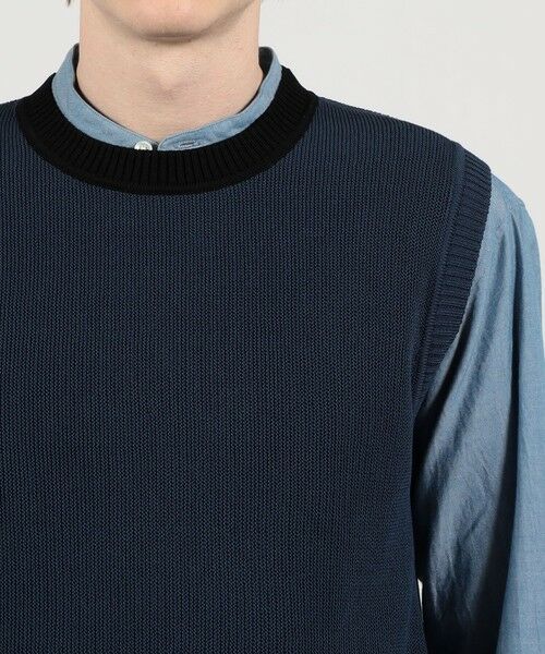 TOMORROWLAND / トゥモローランド ニット・セーター | 【別注】Raffa Molina コットン クルーネック ニットベスト | 詳細5