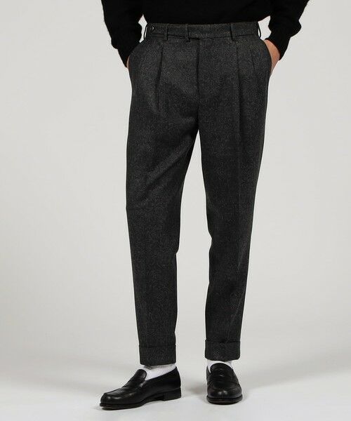 TOMORROWLAND / トゥモローランド スラックス・ドレスパンツ | PT TORINO Carrot Fit ウール 2プリーツパンツ | 詳細1