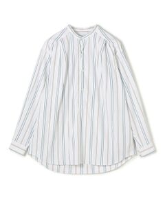 TOMORROWLAND / トゥモローランド シャツ・ブラウス | スタンドカラープルオーバータックシャツ