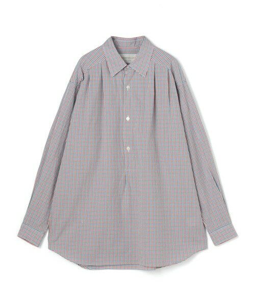 TOMORROWLAND / トゥモローランド シャツ・ブラウス | レギュラーカラープルオーバータックシャツ(12 レッド系)