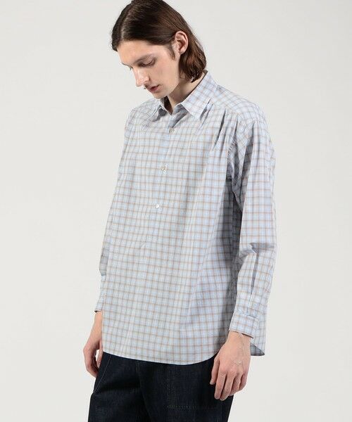 TOMORROWLAND / トゥモローランド シャツ・ブラウス | レギュラーカラープルオーバータックシャツ | 詳細1