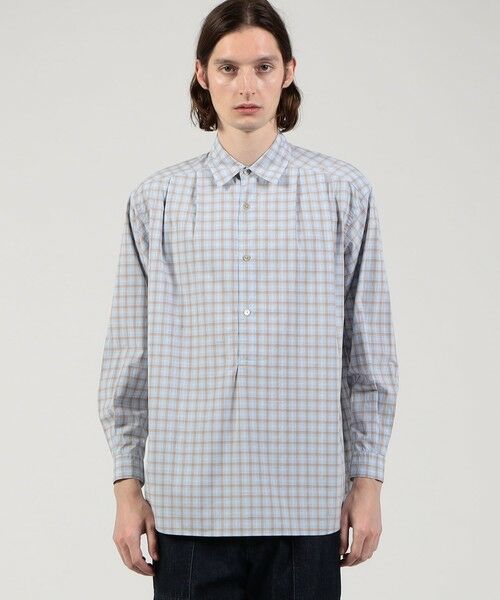 TOMORROWLAND / トゥモローランド シャツ・ブラウス | レギュラーカラープルオーバータックシャツ | 詳細2