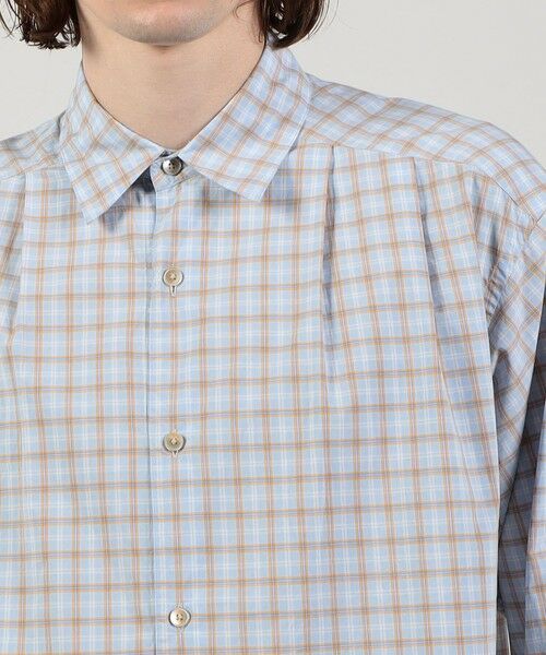 TOMORROWLAND / トゥモローランド シャツ・ブラウス | レギュラーカラープルオーバータックシャツ | 詳細5