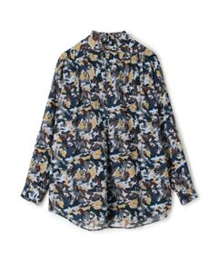 TOMORROWLAND / トゥモローランド シャツ・ブラウス | コットンシルク カモフラージュプリント プルオーバーシャツ