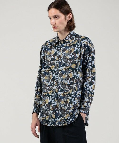 TOMORROWLAND / トゥモローランド シャツ・ブラウス | コットンシルク カモフラージュプリント プルオーバーシャツ | 詳細1