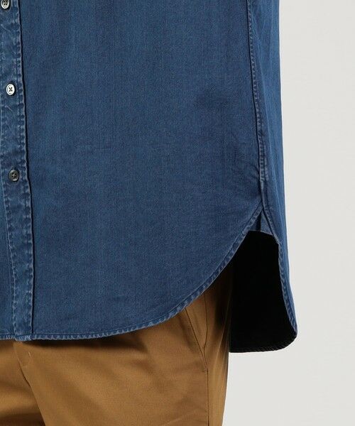 TOMORROWLAND / トゥモローランド シャツ・ブラウス | コットンインディゴ セミワイドカラーシャツ | 詳細7