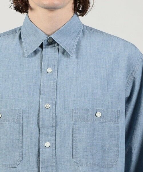 TOMORROWLAND / トゥモローランド シャツ・ブラウス | コットンダンガリー ダブルポケットシャツ | 詳細5