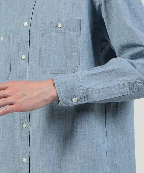 TOMORROWLAND / トゥモローランド シャツ・ブラウス | コットンダンガリー ダブルポケットシャツ | 詳細6