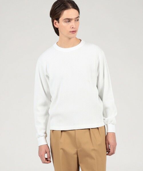 TOMORROWLAND / トゥモローランド カットソー | スビンコットン ワッフル クルーネックカットソー | 詳細1