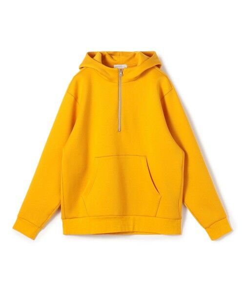 TOMORROWLAND/トゥモローランド スビンコットン ダンボール ハーフジップ パーカ 25 イエロー M TOMORROWLAND/トゥモローランド スビンコットン ダンボール ハーフジップ パーカ 25 イエロー M
