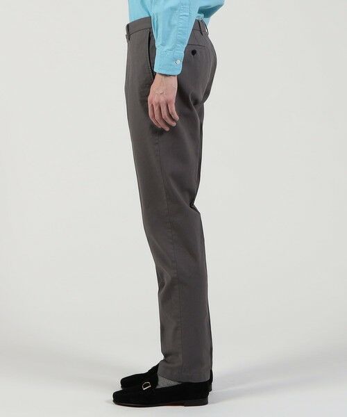 TOMORROWLAND / トゥモローランド スラックス・ドレスパンツ | ストレッチオックスフォード スリムストレートパンツ | 詳細3