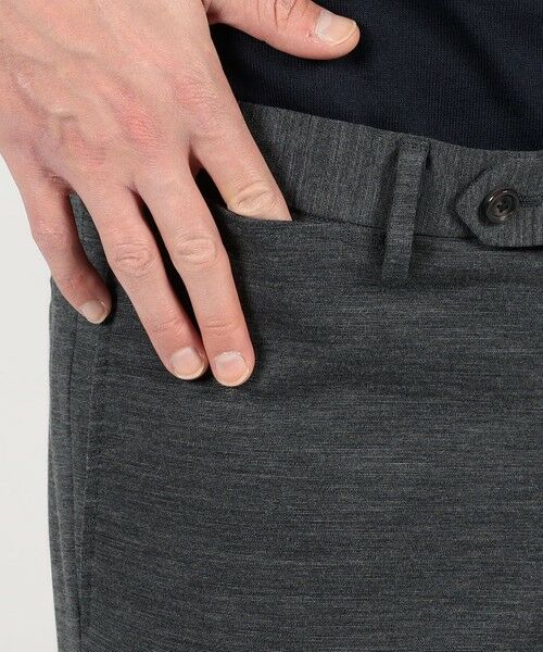 TOMORROWLAND / トゥモローランド スラックス・ドレスパンツ | ウールナイロン スリムストレートパンツ | 詳細7