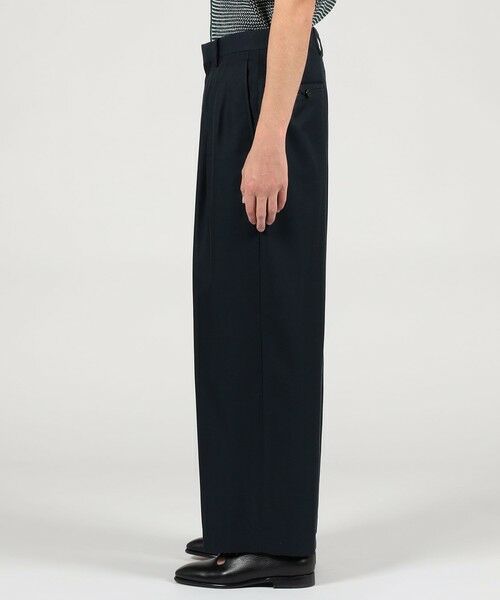 TOMORROWLAND / トゥモローランド その他パンツ | シルクカルゼ 2プリーツ ワイドパンツ | 詳細3