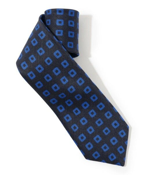 TOMORROWLAND / トゥモローランド ネクタイ | TOMORROWLAND リネンシルク 小紋柄ネクタイ | 詳細1