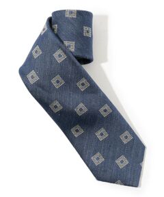 TOMORROWLAND / トゥモローランド ネクタイ | TOMORROWLAND シルクコットン 小紋柄ネクタイ