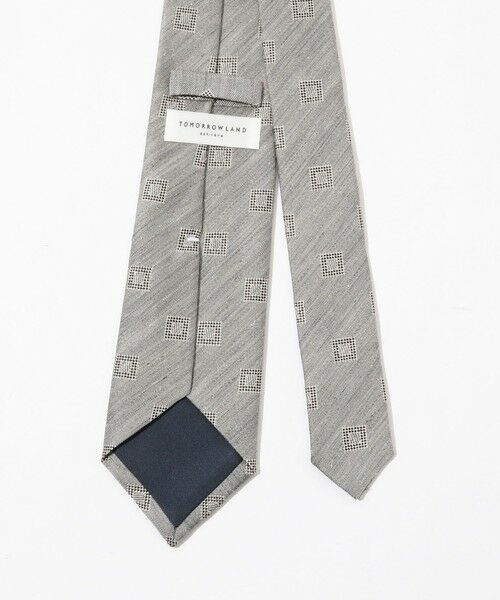 TOMORROWLAND / トゥモローランド ネクタイ | TOMORROWLAND シルクコットン 小紋柄ネクタイ | 詳細2