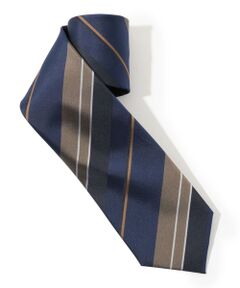 TOMORROWLAND / トゥモローランド ネクタイ | TOMORROWLAND シルクサテン レジメンタルネクタイ