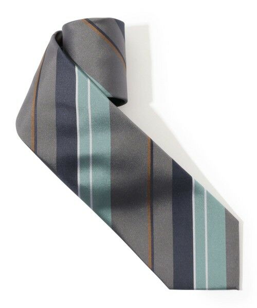 TOMORROWLAND / トゥモローランド ネクタイ | TOMORROWLAND シルクサテン レジメンタルネクタイ | 詳細1