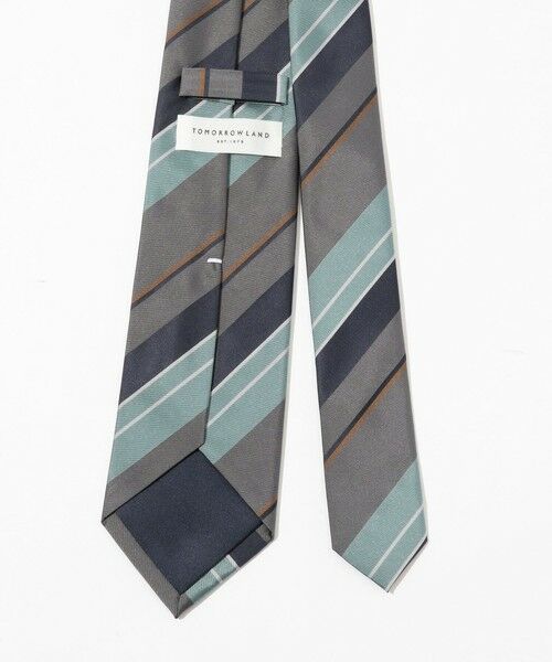TOMORROWLAND / トゥモローランド ネクタイ | TOMORROWLAND シルクサテン レジメンタルネクタイ | 詳細2