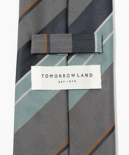 TOMORROWLAND / トゥモローランド ネクタイ | TOMORROWLAND シルクサテン レジメンタルネクタイ | 詳細3