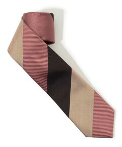 TOMORROWLAND / トゥモローランド ネクタイ | TOMORROWLAND シルク レジメンタルストライプネクタイ