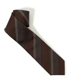 TOMORROWLAND / トゥモローランド ネクタイ | TOMORROWLAND シルク レジメンタルストライプネクタイ