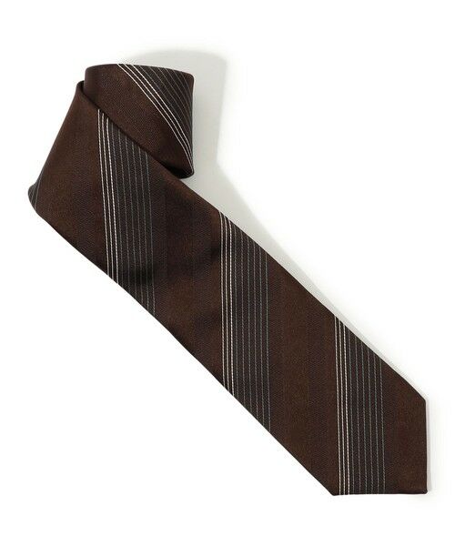 TOMORROWLAND / トゥモローランド ネクタイ | TOMORROWLAND シルク レジメンタルストライプネクタイ | 詳細1