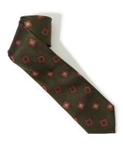 TOMORROWLAND / トゥモローランド ネクタイ | TOMORROWLAND シルクジャガード 小紋柄ネクタイ