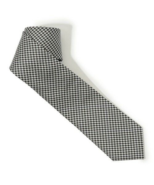 TOMORROWLAND / トゥモローランド ネクタイ | TOMORROWLAND シルク ハウンドトゥース柄ネクタイ | 詳細1