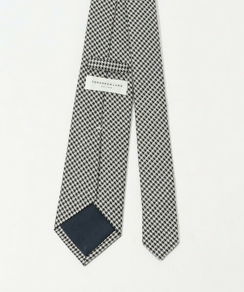 TOMORROWLAND / トゥモローランド ネクタイ | TOMORROWLAND シルク ハウンドトゥース柄ネクタイ | 詳細2