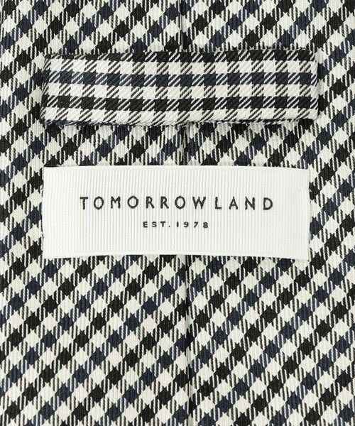 TOMORROWLAND / トゥモローランド ネクタイ | TOMORROWLAND シルク ギンガムチェック柄ネクタイ | 詳細3