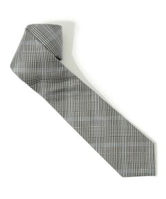 TOMORROWLAND / トゥモローランド ネクタイ | TOMORROWLAND シルク グレンチェック柄ネクタイ