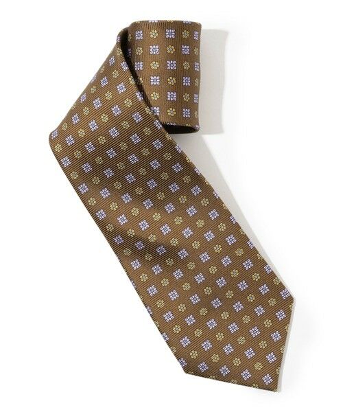 TOMORROWLAND / トゥモローランド ネクタイ | ERRICO FORMICOLA シルク プリント小紋柄ネクタイ | 詳細1