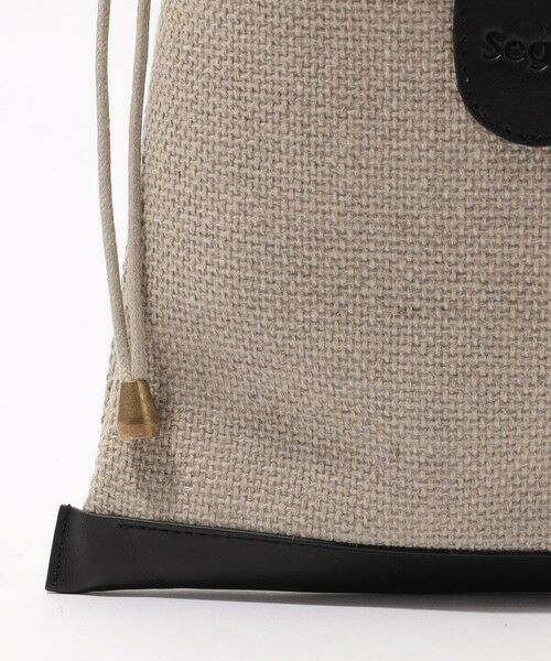 TOMORROWLAND / トゥモローランド ポーチ | SegeN ファブリックコンビ ミニポーチ | 詳細6