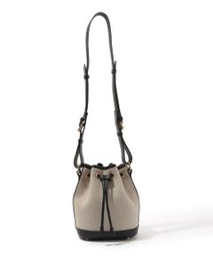 TOMORROWLAND / トゥモローランド ショルダーバッグ | SegeN ファブリックコンビ ドローストリングバッグ