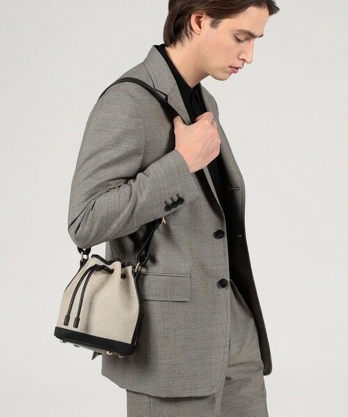 TOMORROWLAND / トゥモローランド ショルダーバッグ | SegeN ファブリックコンビ ドローストリングバッグ | 詳細1