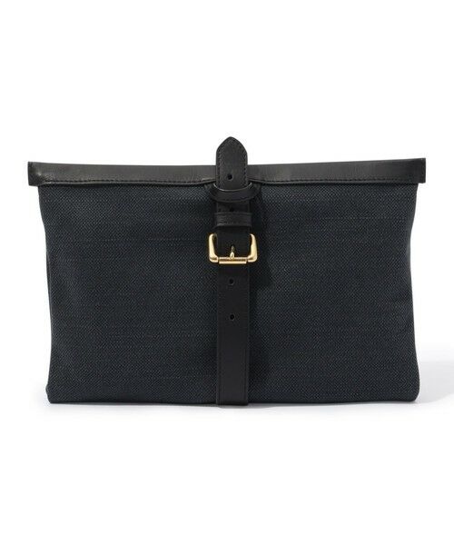 TOMORROWLAND / トゥモローランド クラッチ・パーティバッグ | SegeN ファブリックコンビ ポーチ(19 ブラック)
