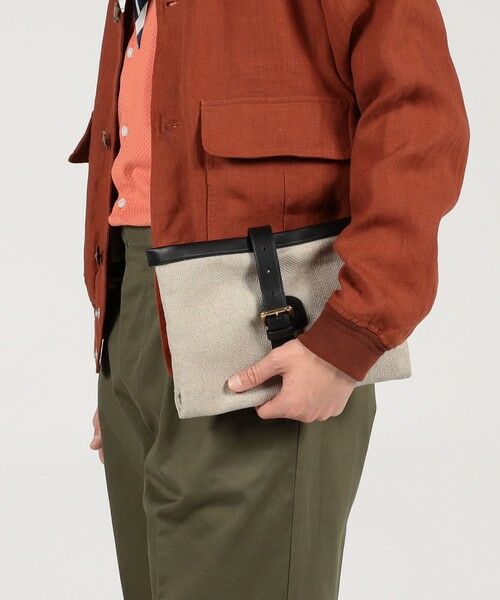 TOMORROWLAND / トゥモローランド クラッチ・パーティバッグ | SegeN ファブリックコンビ ポーチ | 詳細1