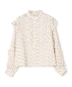 新品タグ付きꕥトゥモローランド コロンブスノートプリント ネックギャザーブラウス 楽天市場】【SALE／30%OFF】コロンブスノートプリント ネック