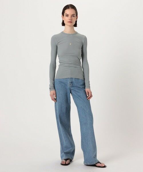 TOMORROWLAND / トゥモローランド Tシャツ | BASERANGE HEART LONG SLEEVE TEE | 詳細1