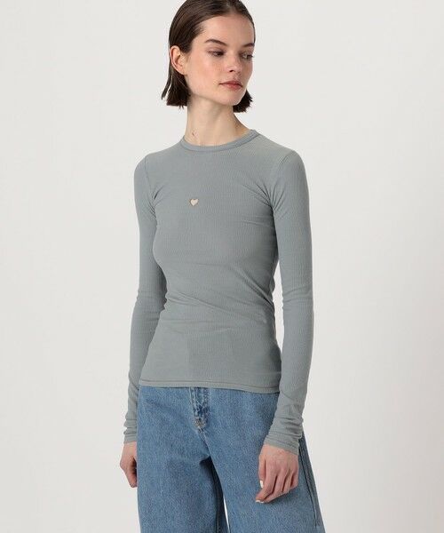 TOMORROWLAND / トゥモローランド Tシャツ | BASERANGE HEART LONG SLEEVE TEE | 詳細2