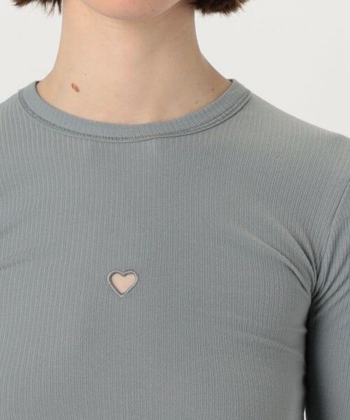 TOMORROWLAND / トゥモローランド Tシャツ | BASERANGE HEART LONG SLEEVE TEE | 詳細5